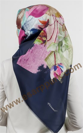 Piramit Tafta Dijital Eşarp 1943-6