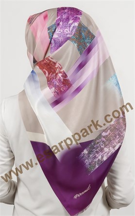 Piramit Tafta Dijital Eşarp 1945-3