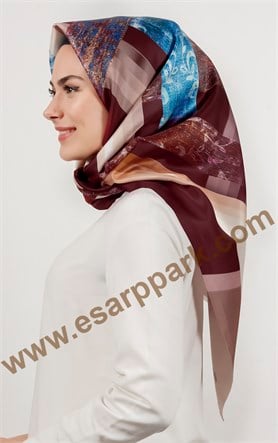 Piramit Tafta Dijital Eşarp 1945-1