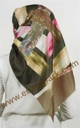 Piramit Tafta Dijital Eşarp 1945-2