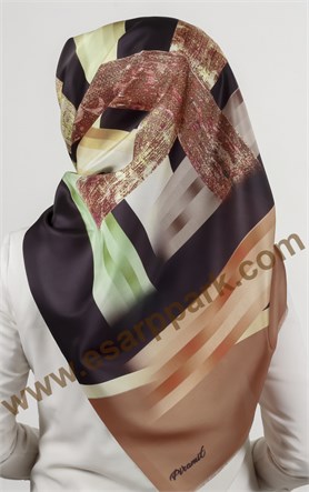 Piramit Tafta Dijital Eşarp 1945-4