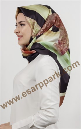 Piramit Tafta Dijital Eşarp 1945-4