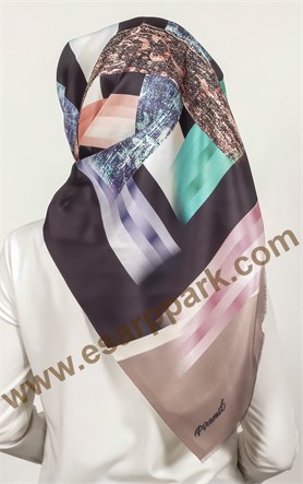 Piramit Tafta Dijital Eşarp 1945-6