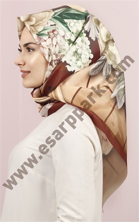 Piramit Tafta Dijital Eşarp 1946-14