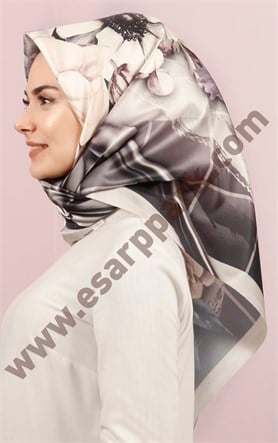 Piramit Tafta Dijital Eşarp 1946-15