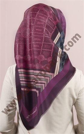 Piramit Tafta Dijital Eşarp 1946-16