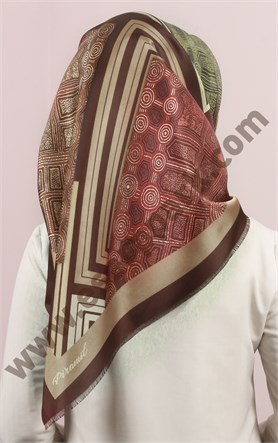 Piramit Tafta Dijital Eşarp 1946-19