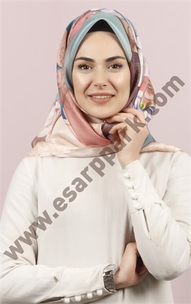 Piramit Tafta Dijital Eşarp 1946-2