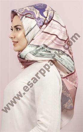 Piramit Tafta Dijital Eşarp 1946-22