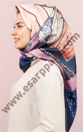 Piramit Tafta Dijital Eşarp 1946-23