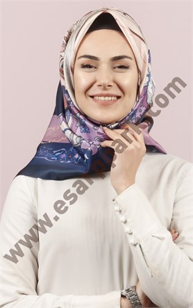 Piramit Tafta Dijital Eşarp 1946-23