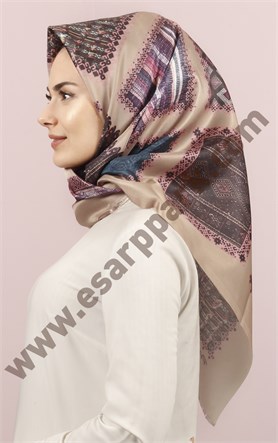 Piramit Tafta Dijital Eşarp 1946-27