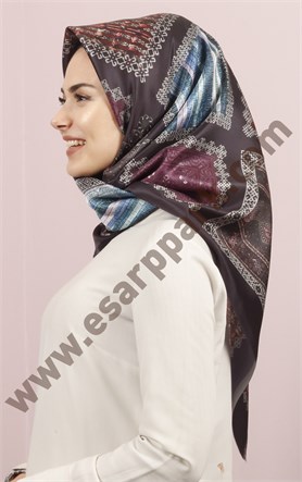 Piramit Tafta Dijital Eşarp 1946-28