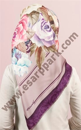 Piramit Tafta Dijital Eşarp 1946-3