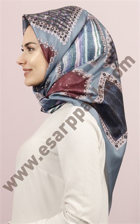 Piramit Tafta Dijital Eşarp 1946-31