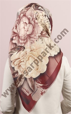 Piramit Tafta Dijital Eşarp 1946-32