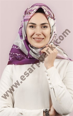 Piramit Tafta Dijital Eşarp 1946-33