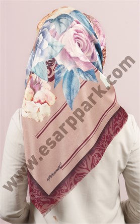 Piramit Tafta Dijital Eşarp 1946-4