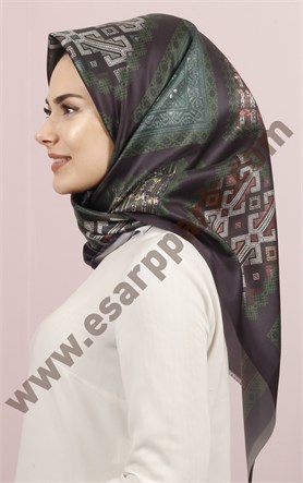 Piramit Tafta Dijital Eşarp 1946-41