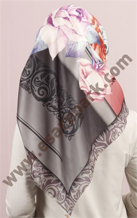 Piramit Tafta Dijital Eşarp 1946-6