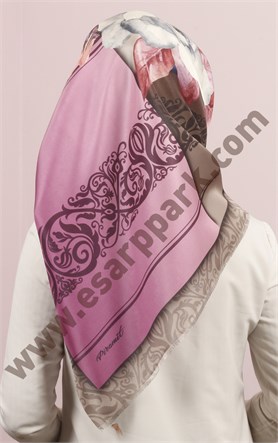 Piramit Tafta Dijital Eşarp 1946-9