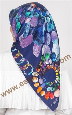 Piramit Twill İpek Eşarp 1841-1