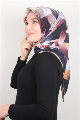 Piramit Twill İpek Eşarp 1842-1