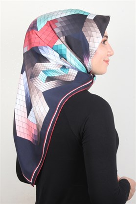 Piramit Twill İpek Eşarp 1842-2