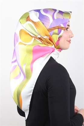 Piramit Twill İpek Eşarp 1844-1