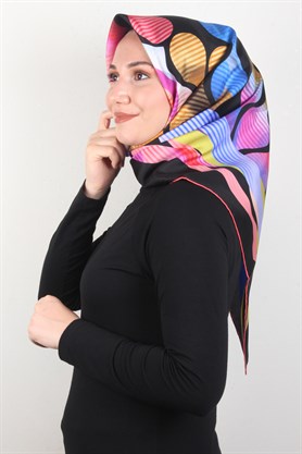 Piramit Twill İpek Eşarp 1844-2