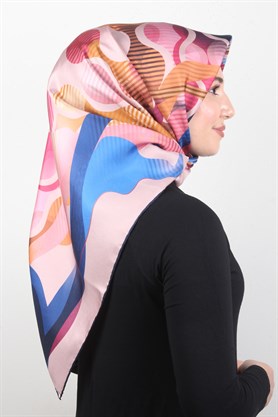 Piramit Twill İpek Eşarp 1844-5