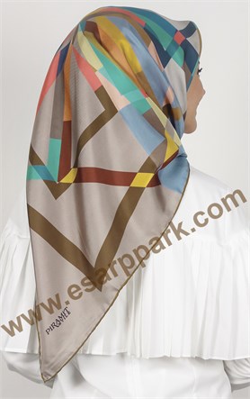 Piramit Twill İpek Eşarp 1846-1