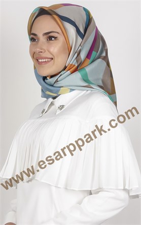 Piramit Twill İpek Eşarp 1846-1