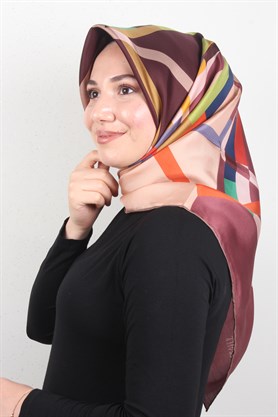 Piramit Twill İpek Eşarp 1846-2