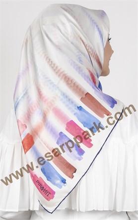 Piramit Twill İpek Eşarp 1848-2