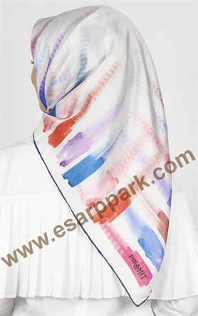 Piramit Twill İpek Eşarp 1848-2