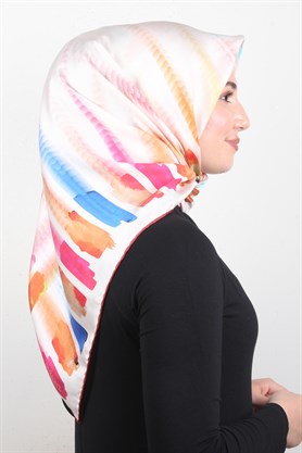 Piramit Twill İpek Eşarp 1848-9