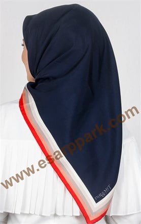 Piramit Twill İpek Eşarp 1849-3