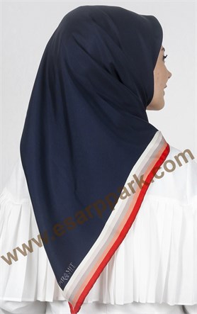 Piramit Twill İpek Eşarp 1849-3