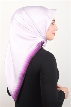 Piramit Twill İpek Eşarp 1849-4