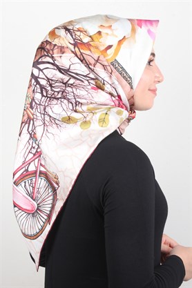 Piramit Twill İpek Eşarp 1850-1