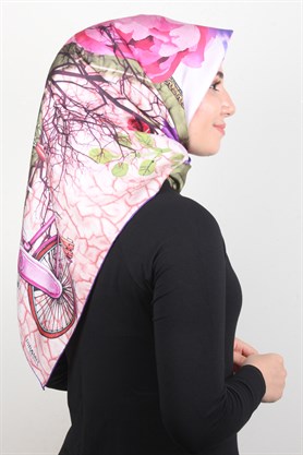 Piramit Twill İpek Eşarp 1850-2