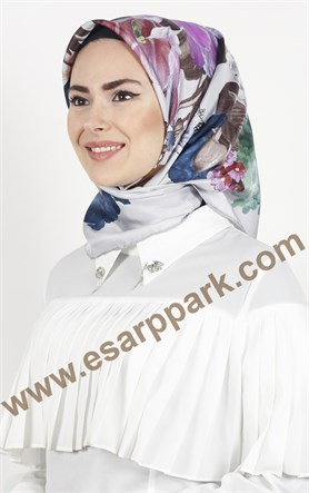 Piramit Twill İpek Eşarp 1851-2