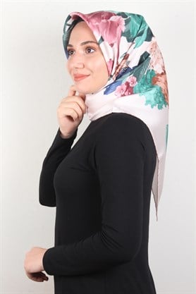 Piramit Twill İpek Eşarp 1851-3