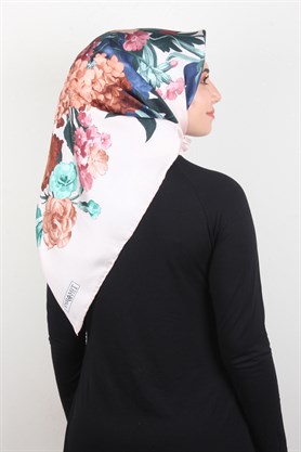 Piramit Twill İpek Eşarp 1851-3