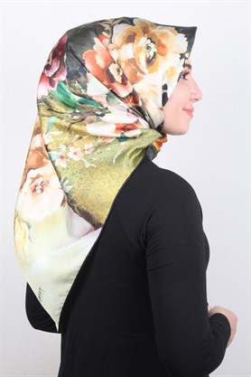 Piramit Twill İpek Eşarp 1853-1