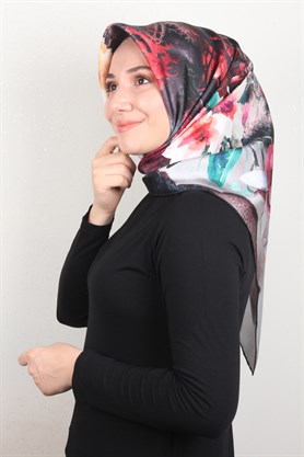 Piramit Twill İpek Eşarp 1853-5