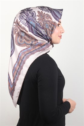 Piramit Twill İpek Eşarp 1854-5