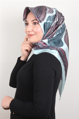 Piramit Twill İpek Eşarp 1854-6