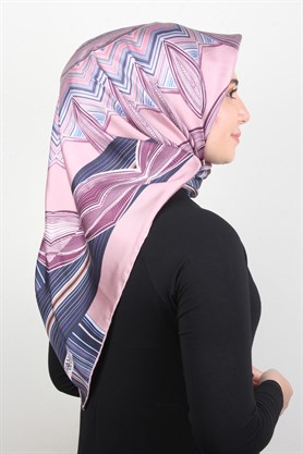 Piramit Twill İpek Eşarp 1866-3